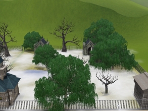 Sims 3 — Sunnydale graveyard part 3 by alex_kaye — Sunnydale centuries old cemetery The deafening silence is pierced