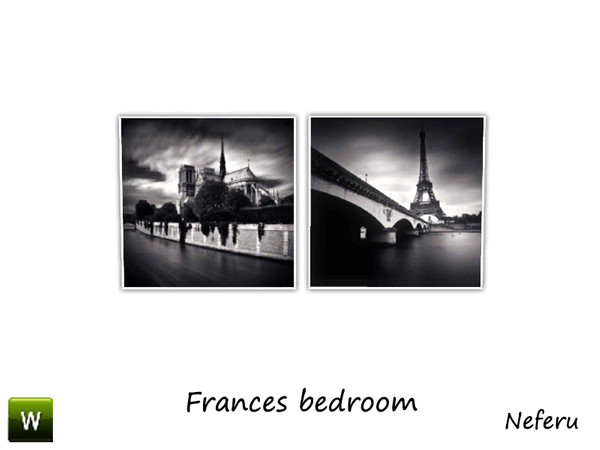 Sims 3 — Painting Paris by Neferu2 — Painting Paris_Frances bedroom. By Neferu_Tsr