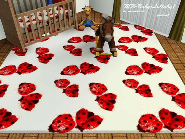 Sims 3 — MB-BabysLullaby1 by matomibotaki — Sweet baby pattern with 3 recolorable palettes, to find under - Theme - , by