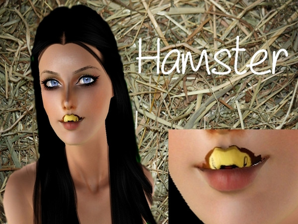 Sims 3 — Hamster Lipstick by xLoesje1232 — a hamster lipstick by xLoesje123