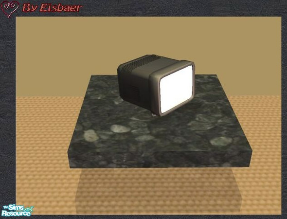 Sims 2 — Murano Tokyo Blackkonya - Alarmclock by Eisbaerbonzo — Anthrazite Alarm clock