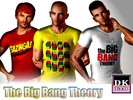 Sims 3 — The Big Bang Theory T Shirts For Guys by DK_LTD — Short-sleeved big bang theory T shirt for the guys. 1