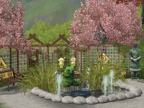 Sims 3 — Mini Chinese Garden by Wimmie — 