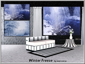 Sims 3 — Winter Freeze_marcorse by marcorse — 2 delightful, but chilly, paintings of Winter's frozen beauty. Mesh by