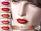 Sims 3 — Spring Lipstick by Klemila2 — - With launcher and CAS Thumbnail - Three recolorable channels - For teen - elder 