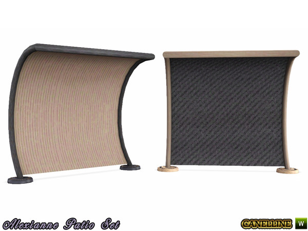 Sims 3 — Garden Sunshield by Canelline — Alexianne Patio Set. Garden Sunshield by Canelline