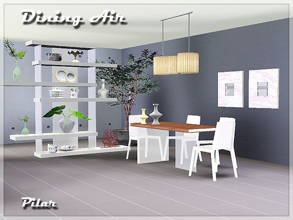 Sims 3 — Dining Air by Pilar — Set Air, flexibility, functionality and originality