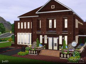 Sims 3 — Little Village Hospital by trin3032 — A smaller hospital for your smaller town, but still packed full of
