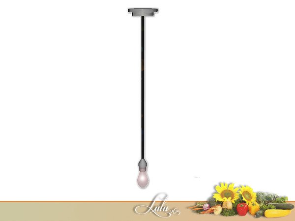 Sims 3 — Utility Kitchen Ceiling Light by Lulu265 — Part of the Utility Kitchen Set Fully CAStable Made by Lulu265 for