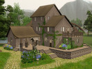 Sims 3 — Rural Living by Demented_Designs — This family farm features a barn with room for 2 horses, a garden area, a