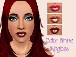Sims 3 — Color Shine Lipgloss by Brittany06082 — A very glossy lipgloss for your sims Cas Thumbnail Launcher Thumbnail