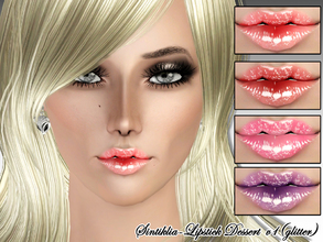 Sims 3 — Sintiklia - Lipstick Dessert v1 by SintikliaSims — Variant with glitter 3 recolorable zones For T/YA/A/E female