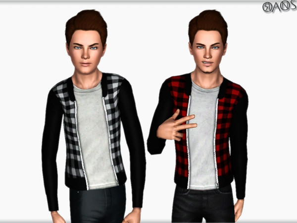 Sims 3 — Oranos Set 4  by OranosTR — Ariso Jacket : 3 Recorable Part. Ariso Jacket [Teen] : 3 Recorable Part.