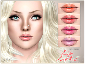 Sims 3 — Lip Sorbet WITH TEETH by Pralinesims — New realistic lipstick for your sims! Your sims will love their new look