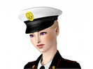 Sims 3 — Bipox_MarineDressBluesHatFemale by byron1822 — Hat for US marine dress blues