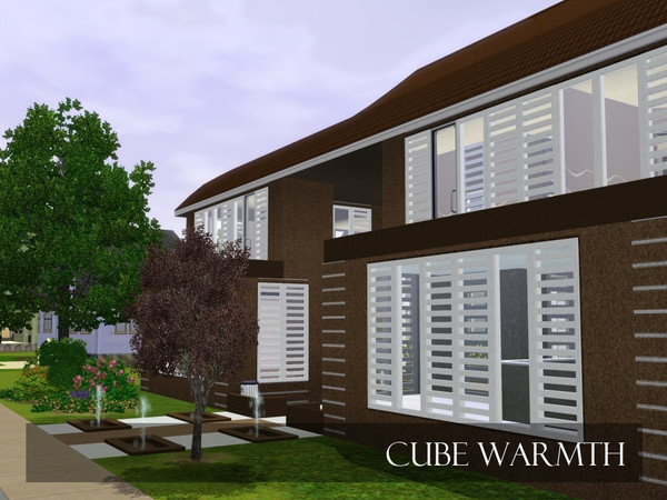 Sims 3 — Cube Warmth by Nox_Noctis_Dea — A large spacious home for your sims which includes one master bedroom, with one