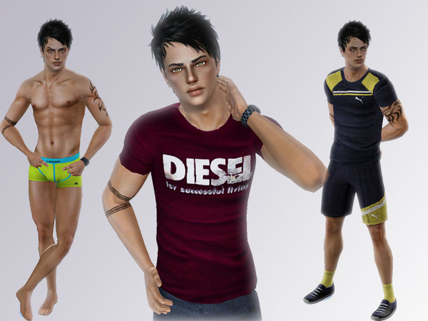 Sims 3 — Kriz by flower_love2 — kriz sim are a handsome young adult male.He is just the perfect boyfriend with his sweet