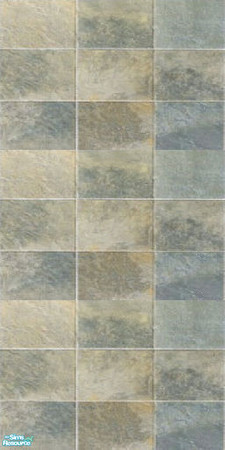 Sims 2 — NK TC53 BR - Wall by MoMama — A wall of slate tiles gives a calming effect.