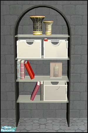 Sims 2 — Shou - bookcase by steffor — 