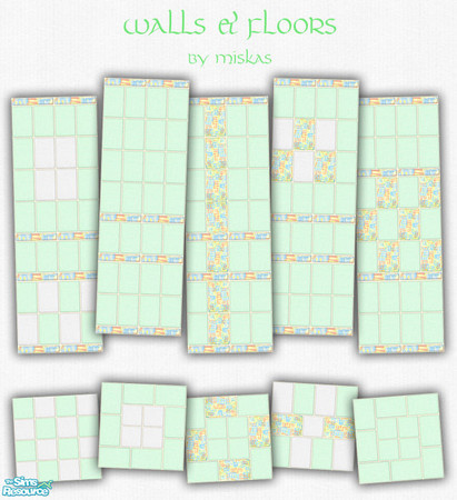 Sims 2 — Miskas Tile_A2  Walls & Floors by miskas — Tile_A2 Walls & Floors