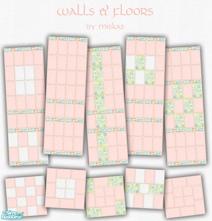 Sims 2 — Miskas Tile_A3  Walls & Floors by miskas — Tile_A3 Walls & Floors