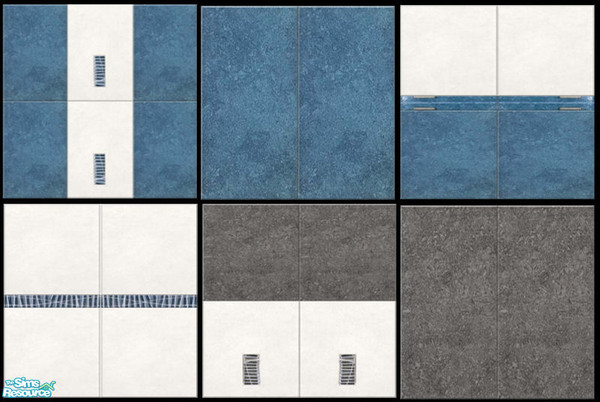 Sims 2 — Floor set 4 by Elize-37sims — Luxurious Ceramic tiles as seen in the Diane bathroom recolor 3. Matches wall set