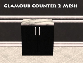 Sims 2 — Glamour Counter 2 Mesh by staceylynmay2 — 2 door counter