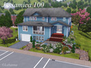 Sims 3 — Jessamica 100 by Annabelli_22 — This 3 story house has 4 bedrooms, 3 bathrooms and a laundry room. A attached 1