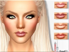 Sims 3 — Stay Glossy  by Margeh-75 — - a shiny glossy lipgloss for your sim girls -3 recolourable channels -adjust shine