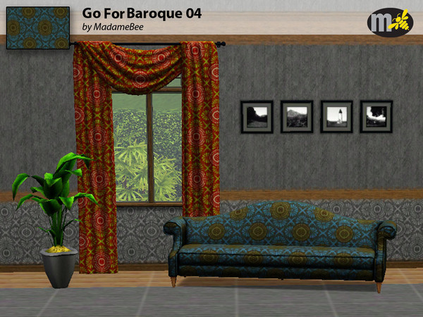 Sims 3 — Ptrn_MBee_Baroque04 by MadameBee — Pattern by MadameBee