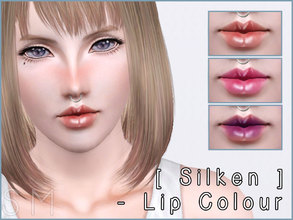 Sims 3 — [ Silken ] - Lip Colour by Screaming_Mustard — A silken textured lip colour for your female Sims to enjoy.