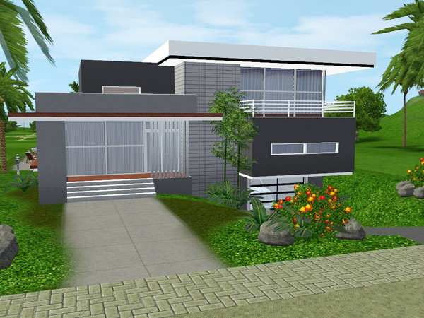 Sims 3 — Attraction  by Aldo852 — Attraction is a large modern 3 bedrooms house on two floors for large Sims Family.