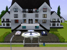 Sims 3 — Waterfront Estate by punkabelle2 — This house features eight bedrooms, four are set up for adults, two are set