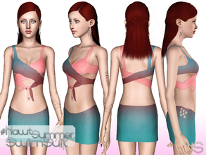 Sims 3 — #HawtSummer SwimSuit by JavaSims — Needing something cool, yet sexy to swim in for the summer time? Well look no