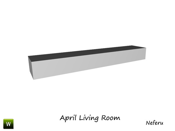 Sims 3 — April table by Neferu2 — Bass table April livingroom_by Neferu_TSR