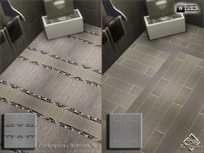 Sims 3 — Contemporary Bathroom Tile 1 by Devirose — Two tiles inside.Elegant and chic, ideal for bathrooms and modern