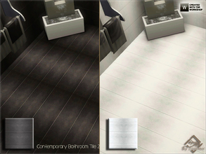 Sims 3 — Contemporary Bathroom Tile 2 by Devirose — Two tiles inside.Elegant and chic, ideal for bathrooms and modern