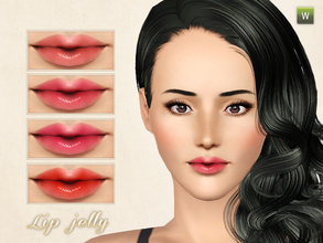 Sims 3 — Lip jelly by CherryBerrySim — Beautiful frutiy and shiny lip jelly for female sims. Teen to Elder. Recolorable.