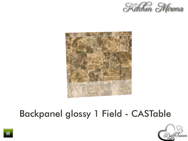 Sims 3 — Kitchen 'Mirona' Backpanel by BuffSumm — Part of the *Kitchen 'Mirona'* Created by BuffSumm @ TSR ***TSRAA***