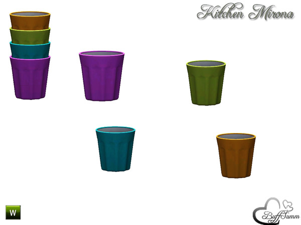 Sims 3 — Kitchen 'Mirona' Cup S by BuffSumm — Part of the *Kitchen 'Mirona'* Created by BuffSumm @ TSR ***TSRAA***