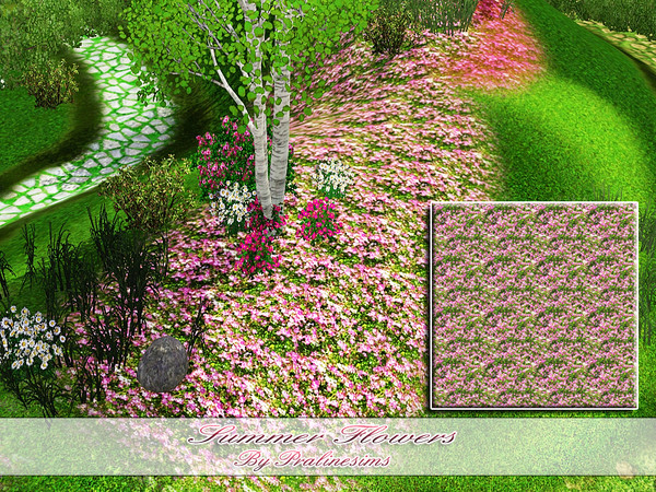 Sims 3 — Summer Flowers by Pralinesims — By Pralinesims