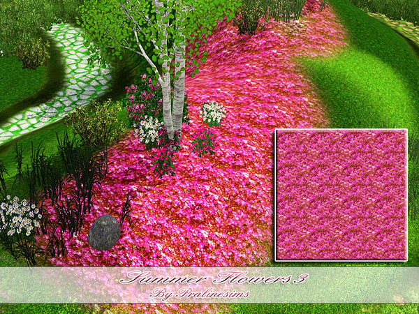 Sims 3 — Summer Flowers 3 by Pralinesims — By Pralinesims