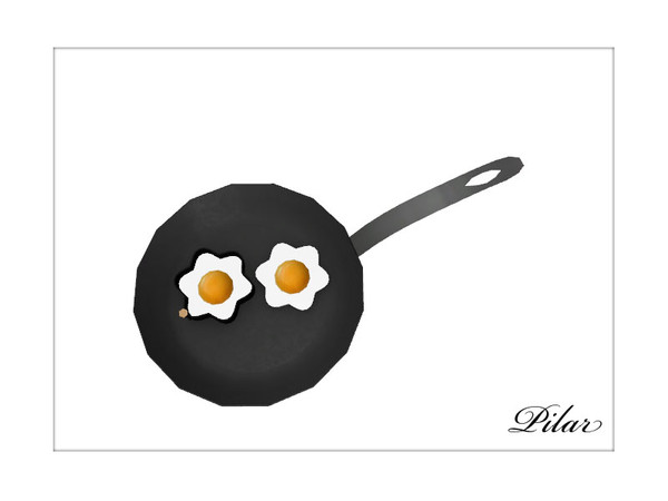 Sims 3 — SingularFryPan by Pilar — Creado por Pilar para sims3