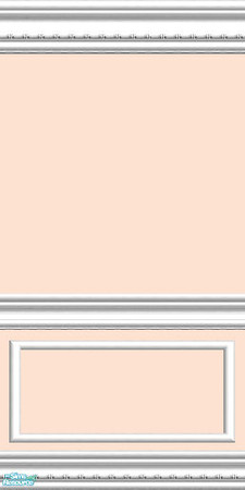 Sims 2 — jsf2PeachWR by jsf — Fresh and clean summer peachy paint in my White wainscoted moulding. Matching jsf2TilePeach
