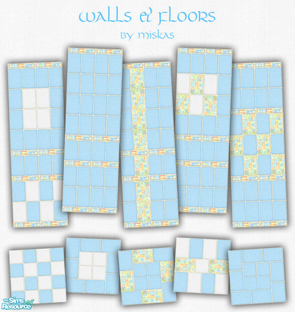 Sims 2 — Miskas Tile_A1  Walls & Floors by miskas — Tile_A1 Walls & Floors