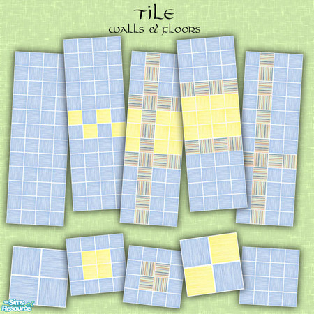 Sims 2 — Miskas Tile_8  Walls & Floors by miskas — Tile_8 Walls & Floors