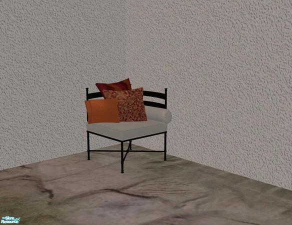 Sims 2 — PB Outdoor - recolor Polstery - white - Pilllows right by ShinoKCR — Recolor red by Miral