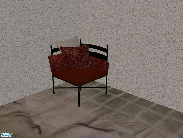 Sims 2 — PB Outdoor - recolors - polstery - red - Pillows Right by ShinoKCR — 