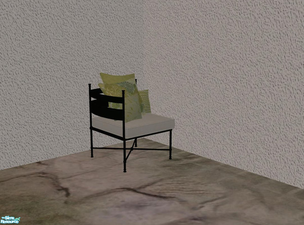Sims 2 — PB Outdoor - recolor Polstery - white - Pillows left by ShinoKCR — Recolor lime by Miral
