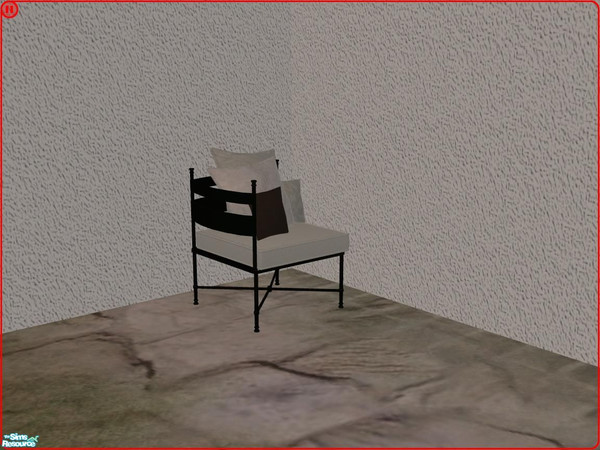 Sims 2 — PB Outdoor - recolor Polstery - white - Pillows left by ShinoKCR — Recolor cream by Miral
